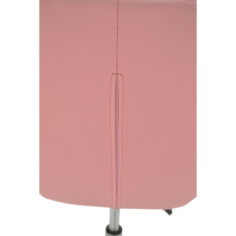 Kancelárske kreslo, ružová ekokoža, ARGUS NEW