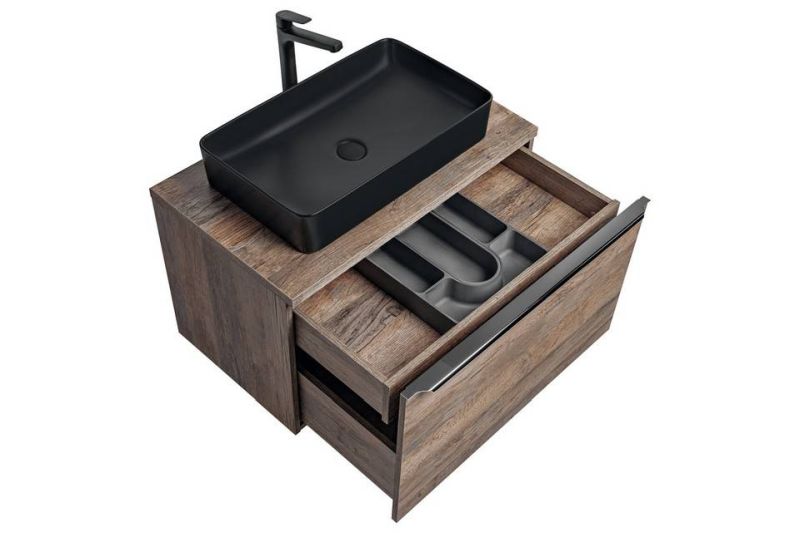 Skrinka pod umývadlo, 80cm, dub santa fe vintage, SANTA FE OAK 82-80