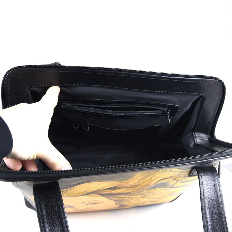 Ručne maľovaná kabelka č.8221 inšpirovaná motívom Sandro Botticelli - Zrodenie Venuše