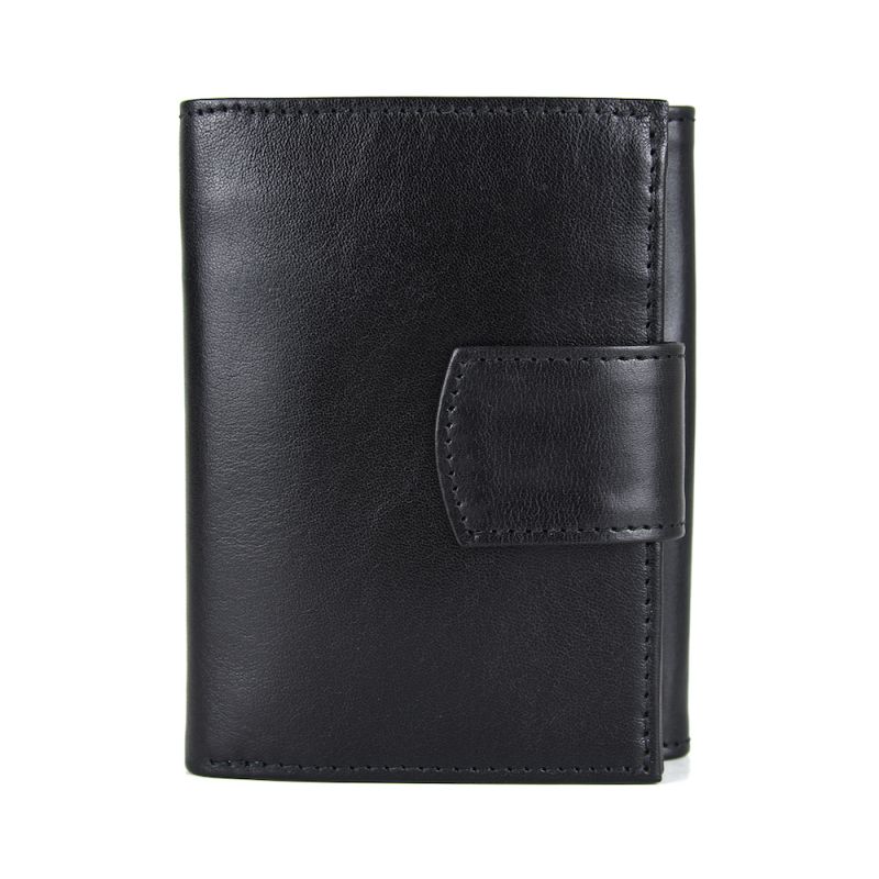 Kožená unisex peňaženka č.8287 v čiernej farbe