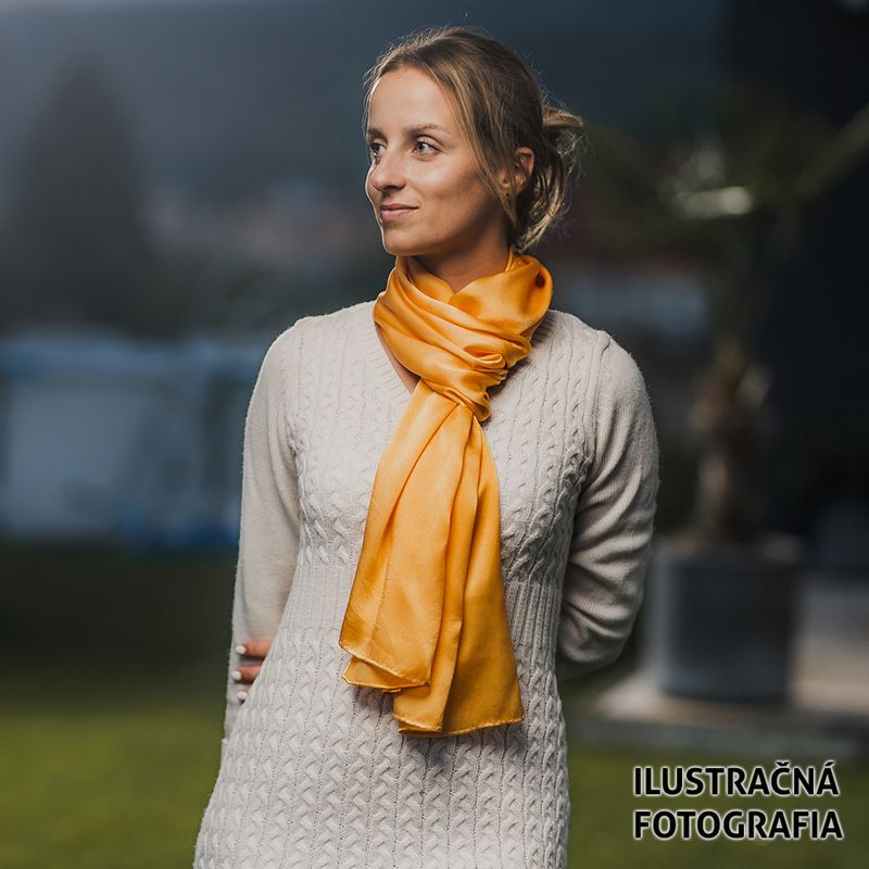 Hodvábna šatka FIALOVÁ 90 x 90cm