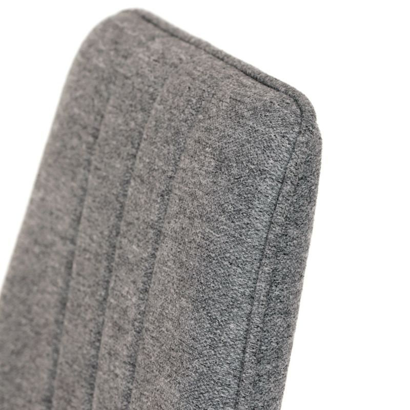 Jedálenská stolička, sivá, látka, DCL-379 GREY2