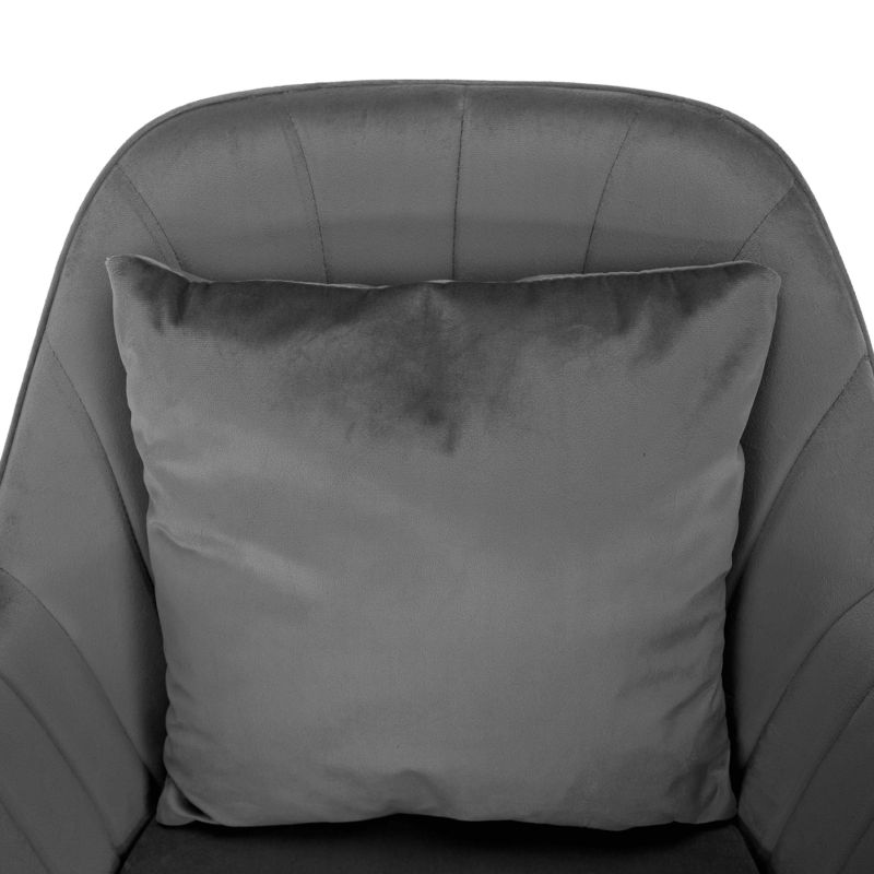 Kancelárske kreslo, sivá látka, KLIAN