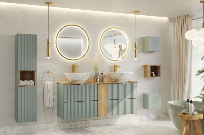 Skrinka do kúpeľne, 30cm, reed green, LINE REED GREEN 83-30-1DQ