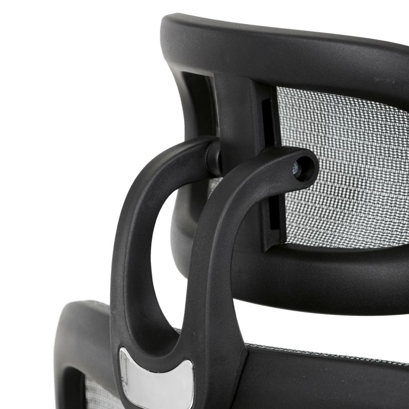 Kancelárska stolička, sivá, sieťovina, 120 kg, KA-K2080 GREY