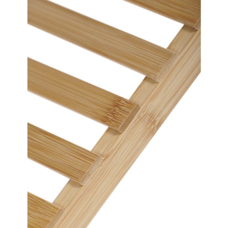 Botník, 91cm, bambus, prírodný, látka, DR-N1016 GREY2