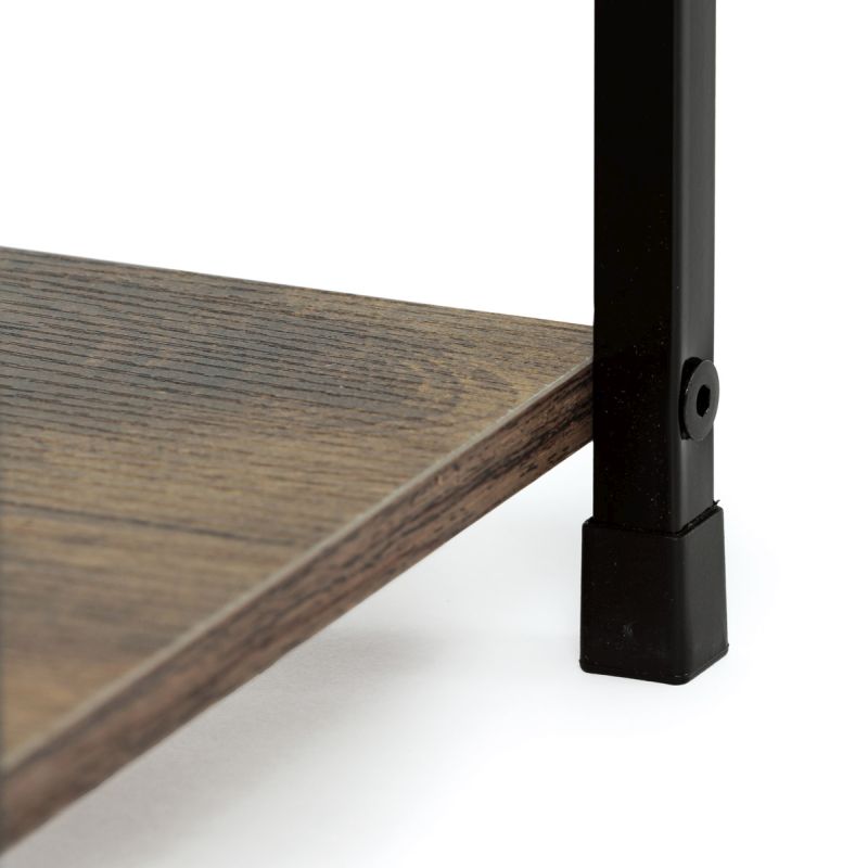 Regál, 29cm, kov, MDF, staré drevo, GD-214 OLW