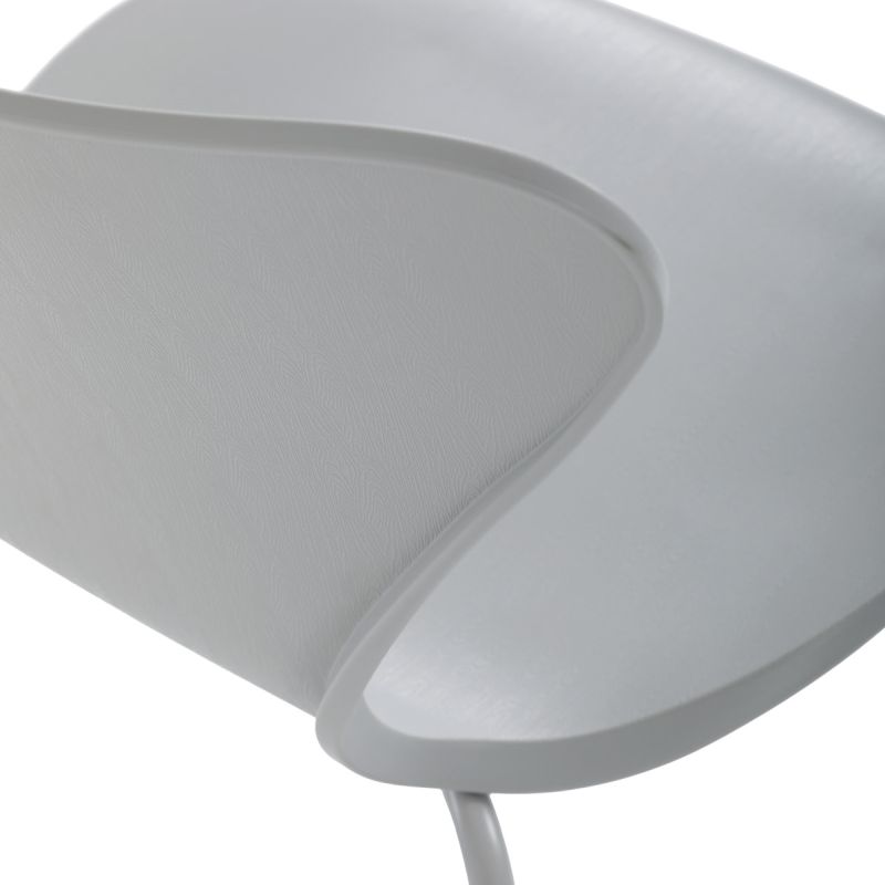 Jedálenská stolička, plast, sivá, CT-X7034 GREY