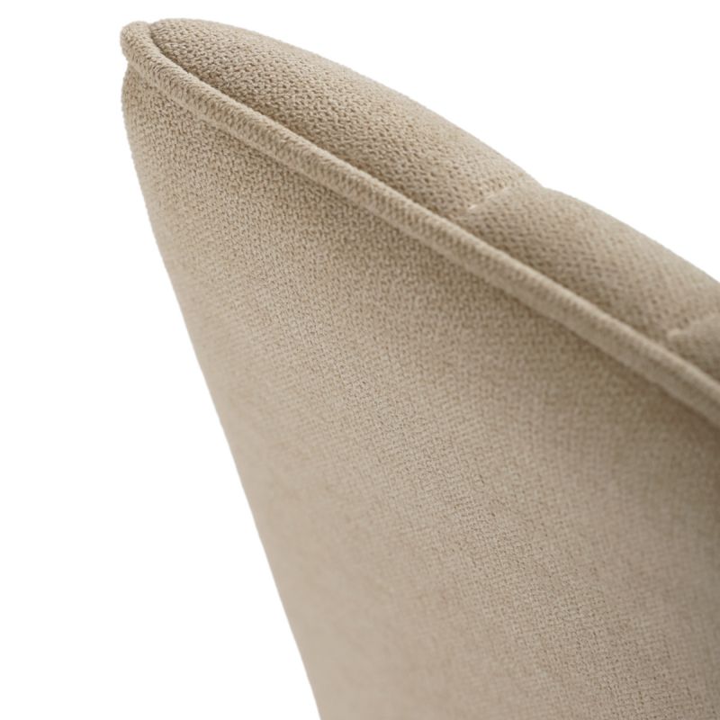 Jedálenská stolička, béžová, látka, DCL-379 BG2