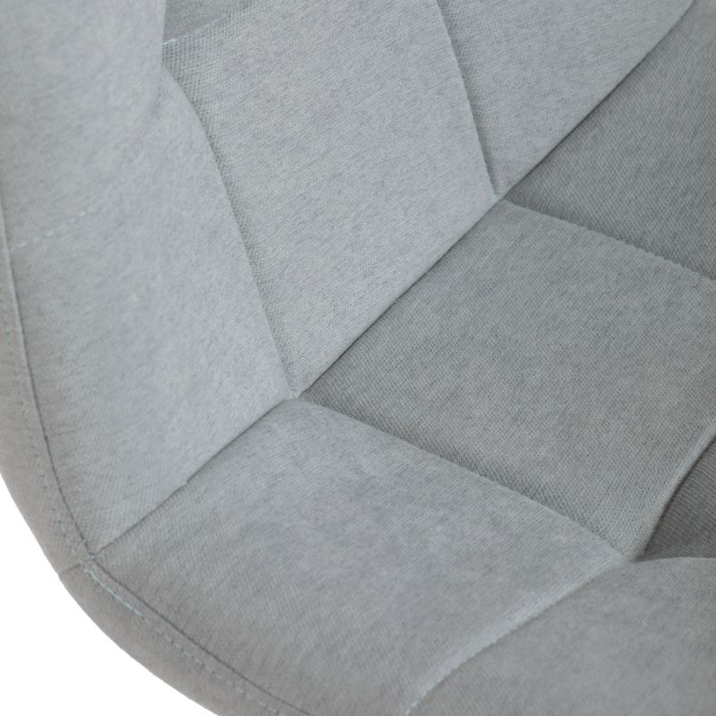 Jedálenská stolička, sivá, látka, DCL-L1094 SIL2