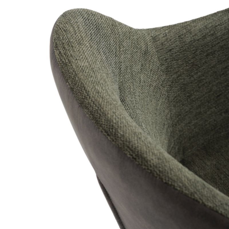 Jedálenská stolička, zelená, látka, DCH-Y1143 GRN2