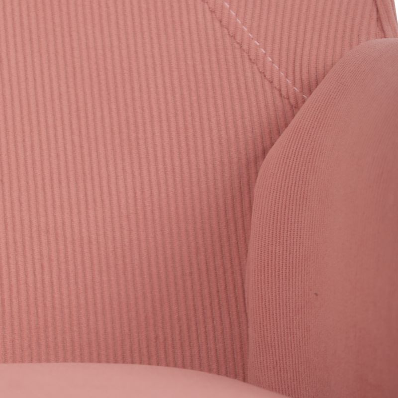 Kreslo ušiak, ružová manšestrová látka, AK-314 PINK2