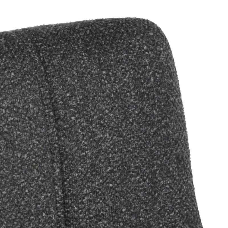 Jedálenská stolička, sivá, látka, DCH-P3146 GREY2