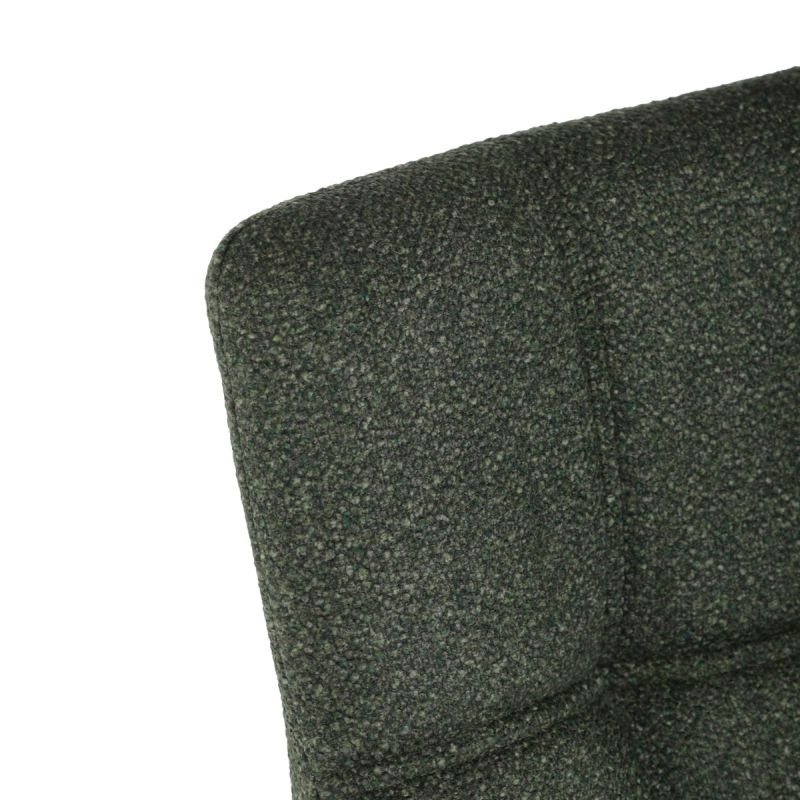 Jedálenská stolička, zelená, látka, DCH-P3146 GRN2