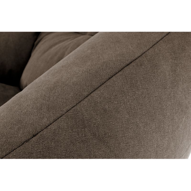 Sedací vak, 80cm, hnedá látka, URASON