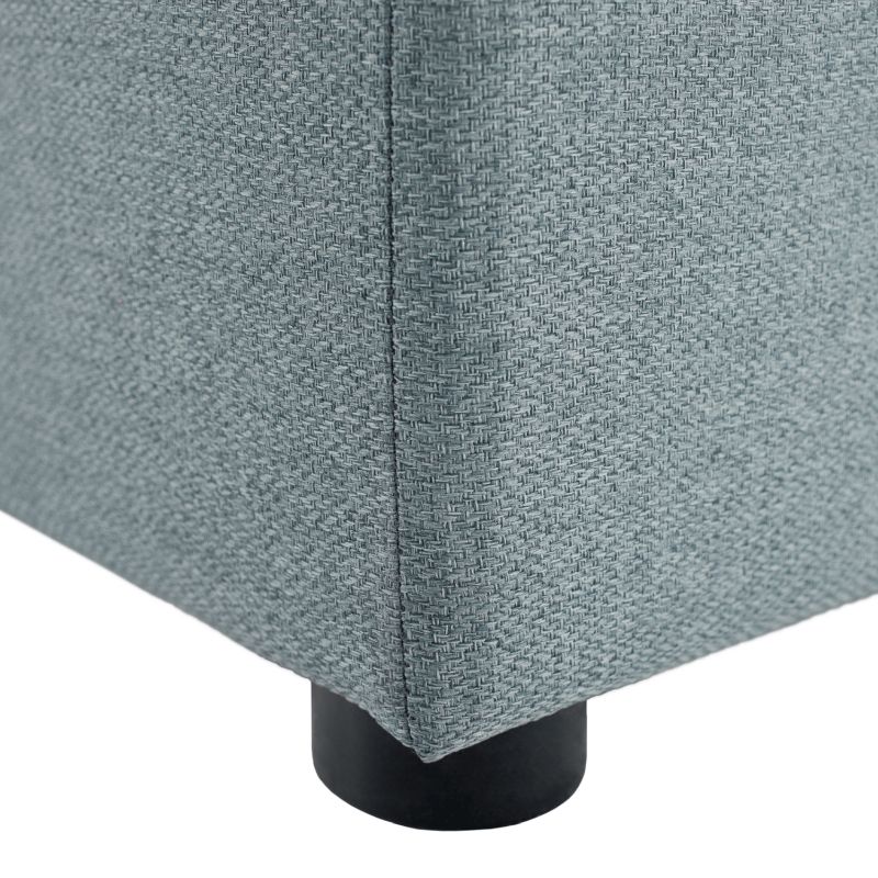 Taburet, 40cm, mentolová látka Twist, REGOR