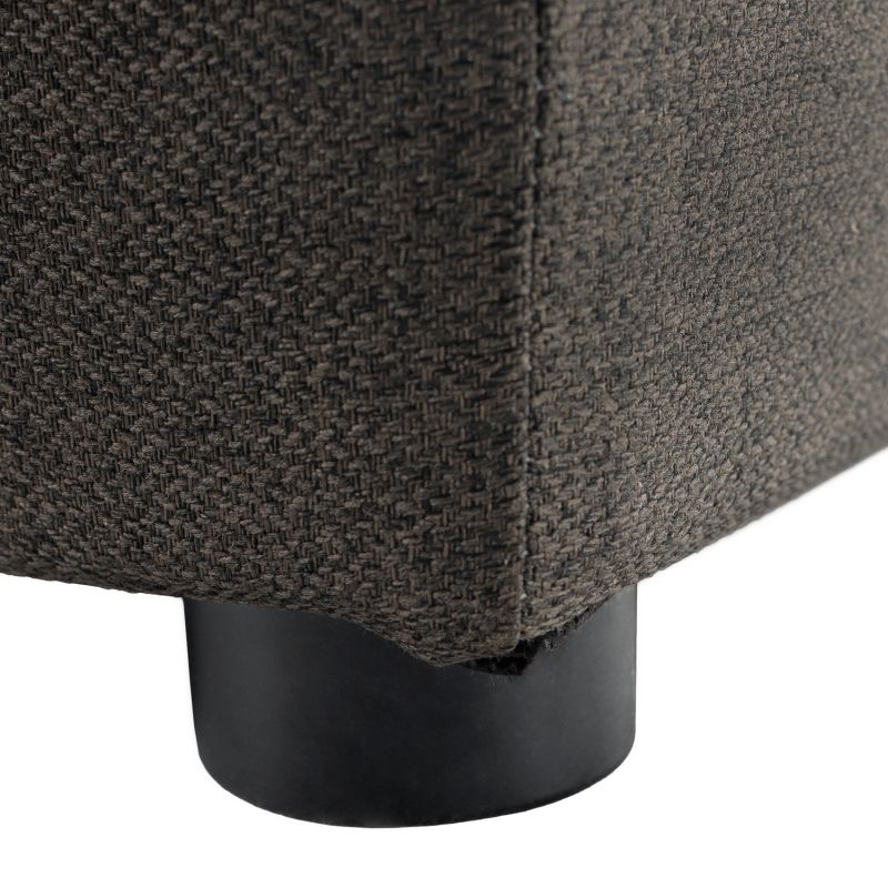 Taburet, 40cm, sivohnedá látka Twist, REGOR