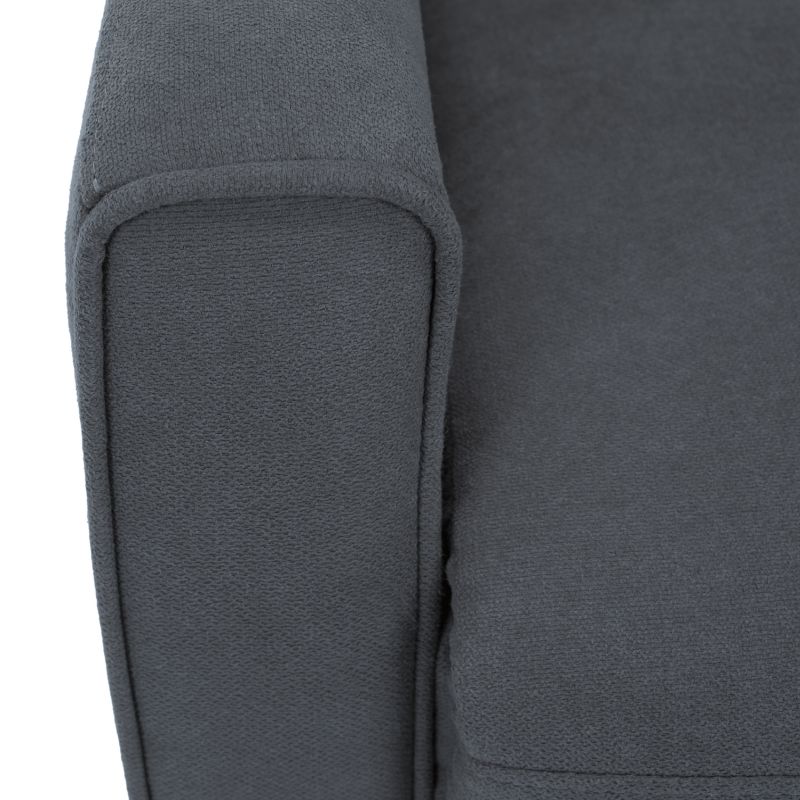 Relaxačné, otočné, polohovacie kreslo, sivá látka, MEKENZI