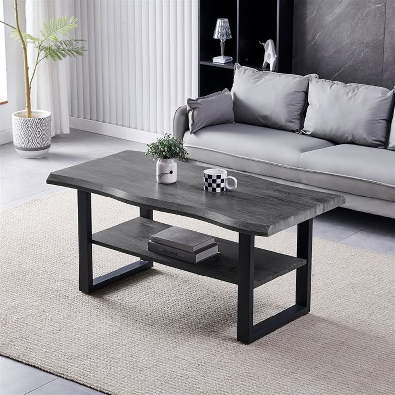 Konferenčný stolík, 120x60cm, MDF, sivý dub, CT-F4212 GREY
