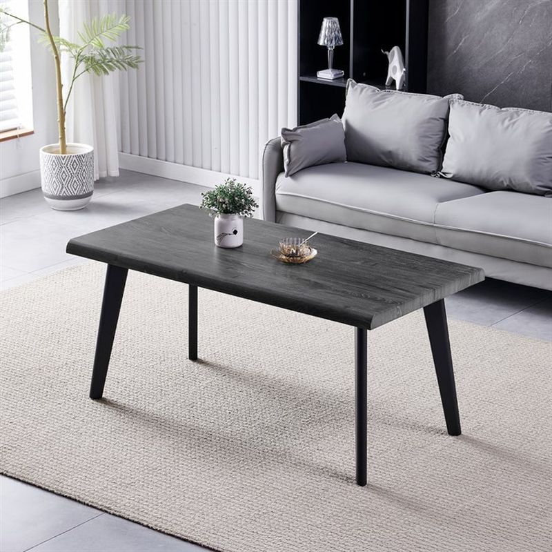 Konferenčný stolík 120x60 cm, MDF, sivý dub, CT-F4412 GREY