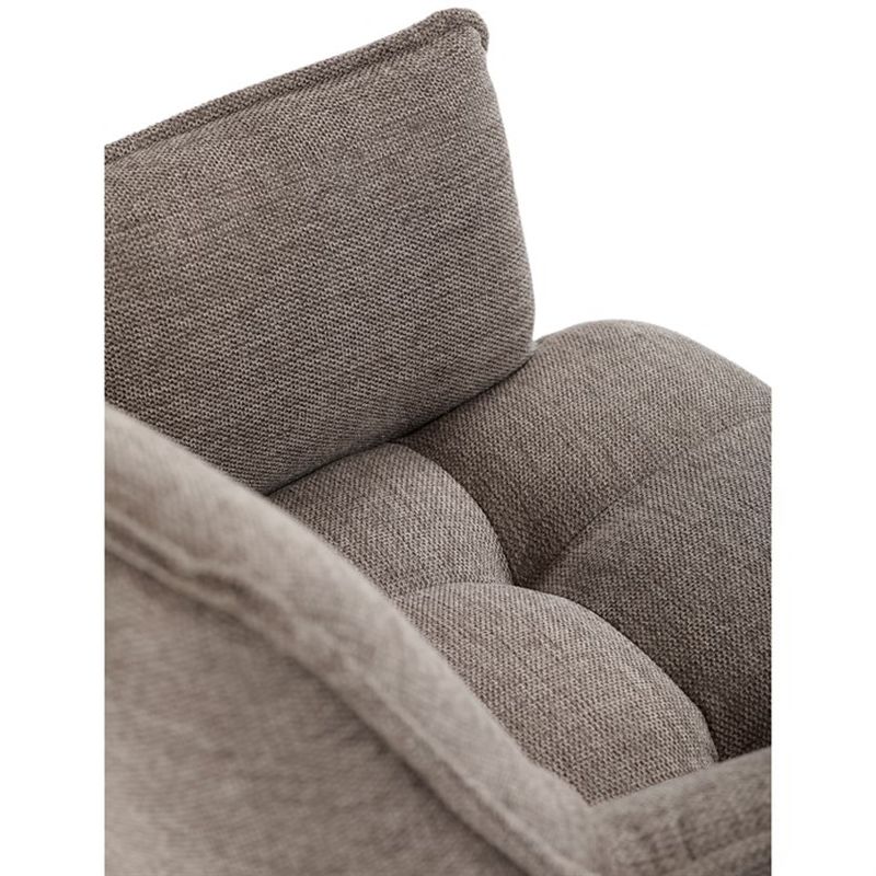 Jedálenská stolička, béžová, látka, DCH-J2139 LAN2