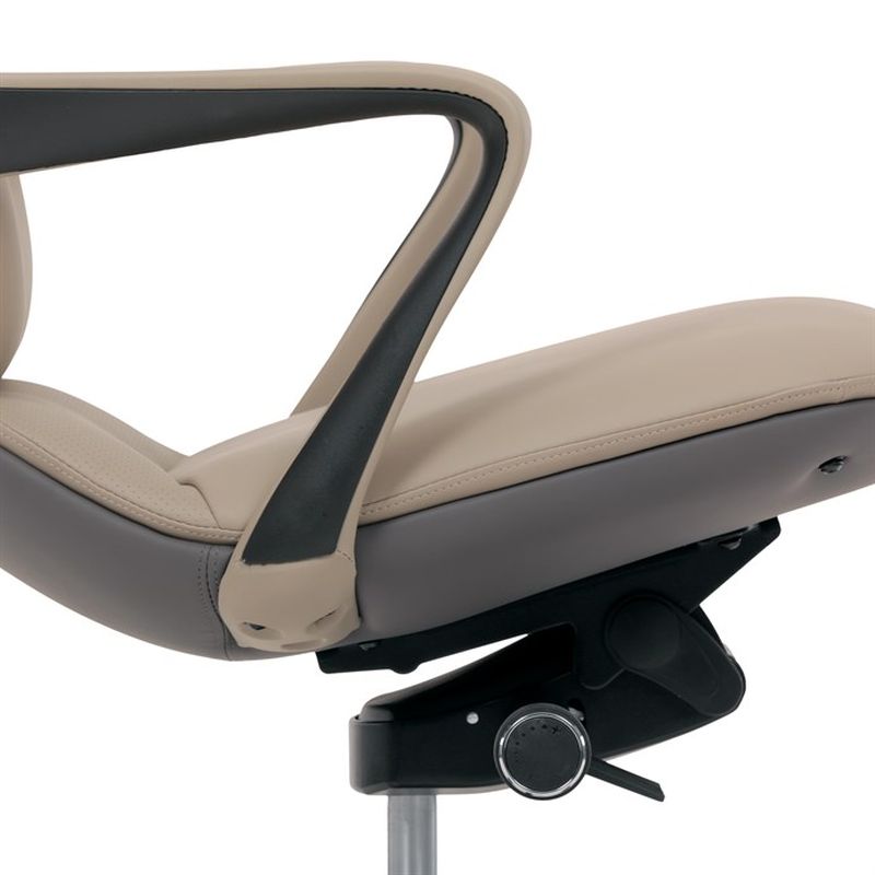 Kancelárske kreslo, sivá, ekokoža, 120 kg, KA-T8426 GREY