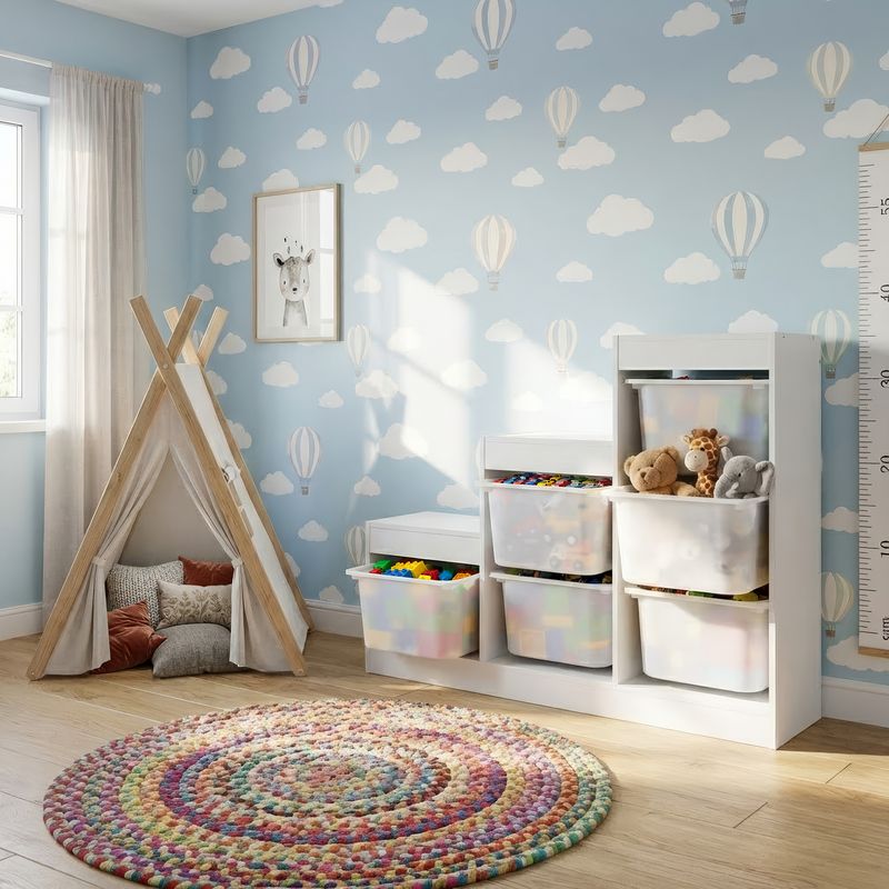 Regál pyramída, 122cm, biela, TRINIS