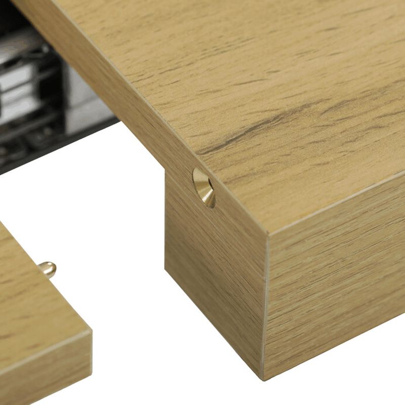 Jedálenský stôl 160-240x90 cm, rozkladací, lamino, dub, HT-R5624 OAK