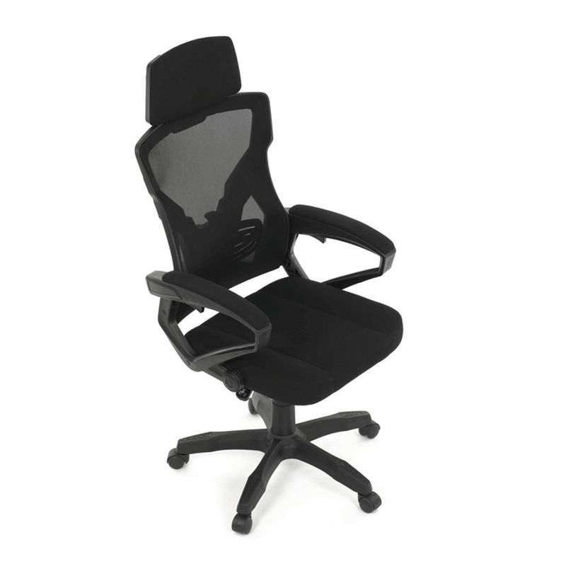 Kancelárska stolička, čierna, látka, 120 kg, KA-R223 BK