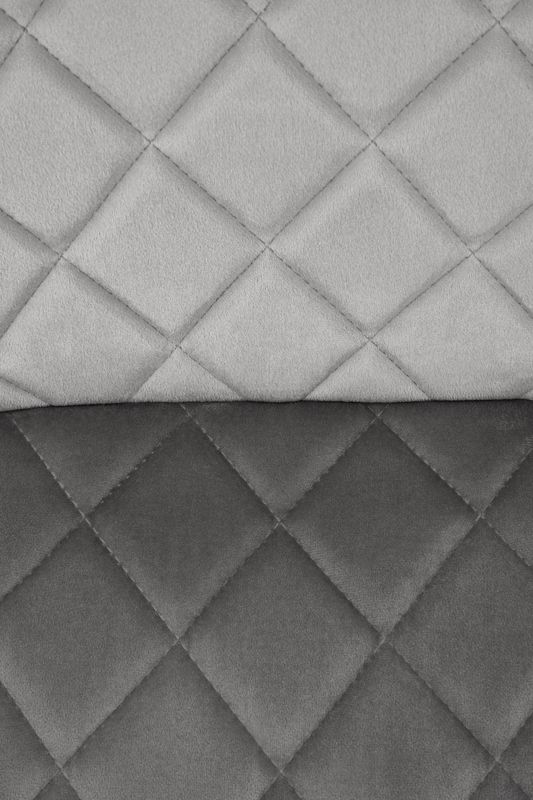 Jedálenská stolička, sivá látka, nohy kov čierny, K-525