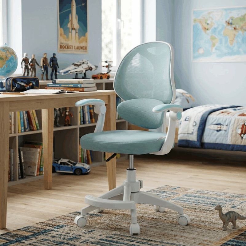 Detská stolička, modrá, sieťovina, 150 kg, KA-W8008 BLUE