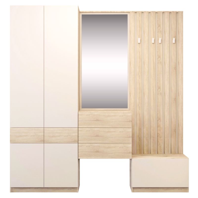 Predsieňová komoda, 63cm, dub sonoma, zásuvková, VERTIO KOM3S