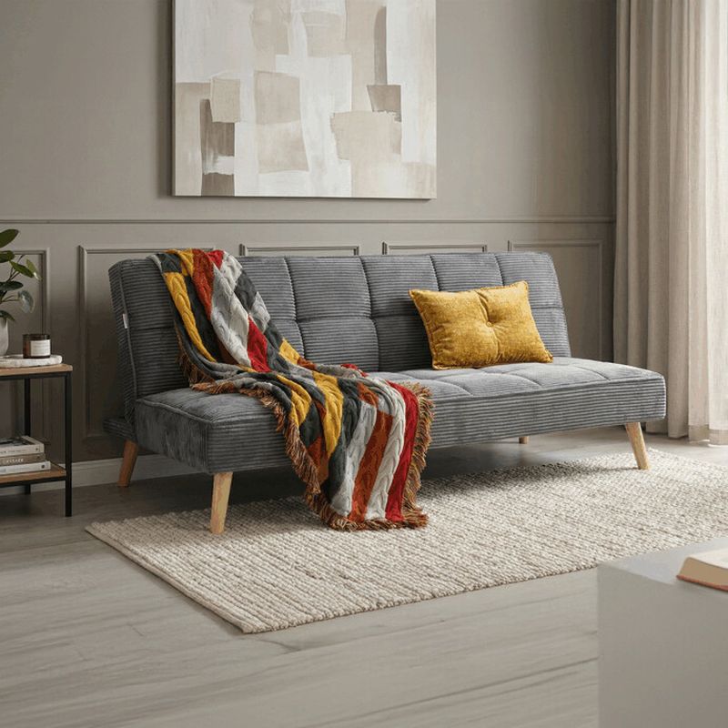 Trojmiestna rozkladacia pohovka, sivá, látka, ASB-C3030 GREY6