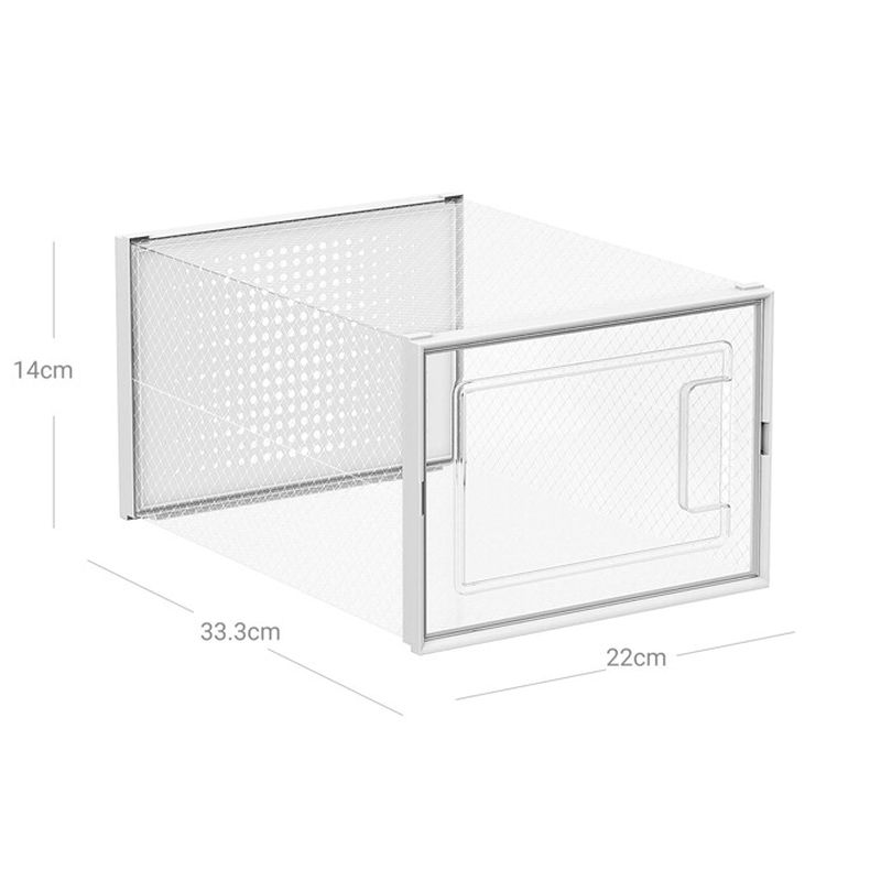 Botník, 44cm, plast, biely, ABO-E1008 WT