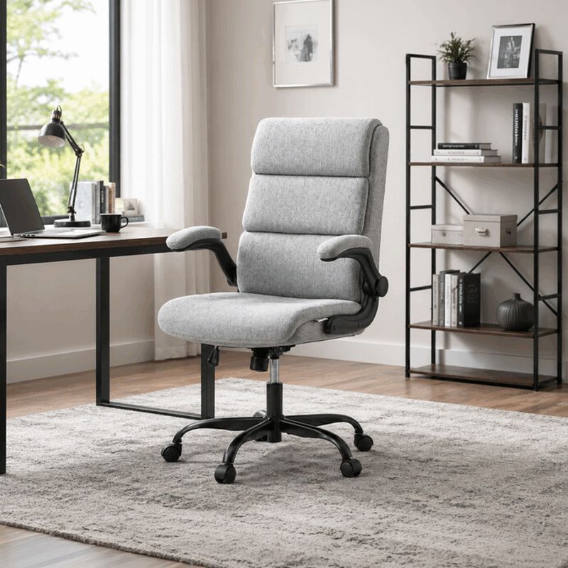 Kancelárske kreslo, sivá látka, 150 kg, KA-K3104 GREY