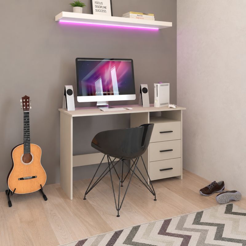 PC stôl, 123x50cm, kašmír, LARISTOTE NEW