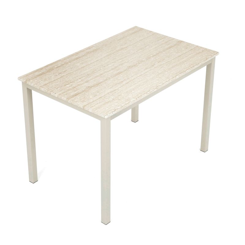 Jedálenský set Regulus so 4 stoličkami, krémový, 110x70cm, ASE-1042 CRM2
