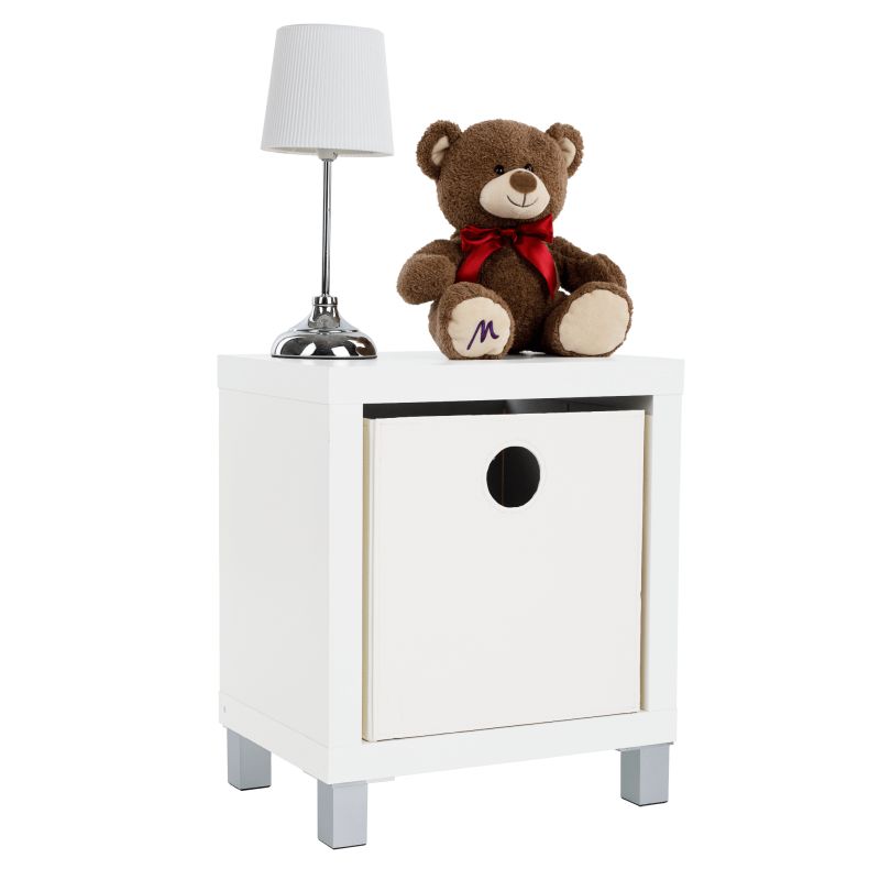 Regál, 41cm, biely, TOFI 1 NEW