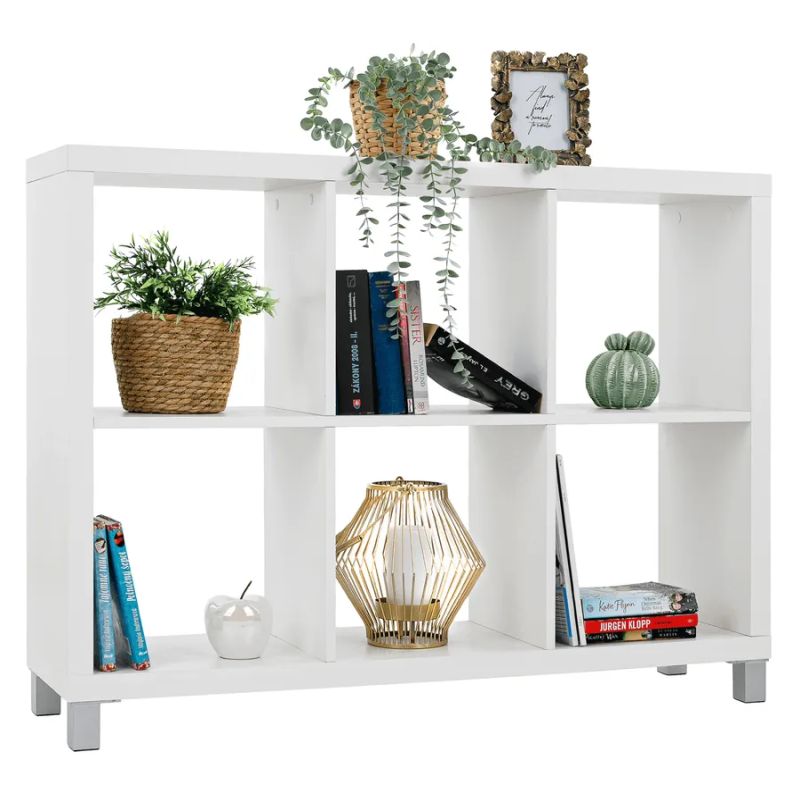 Regál, 111cm, biely, TOFI 4 NEW