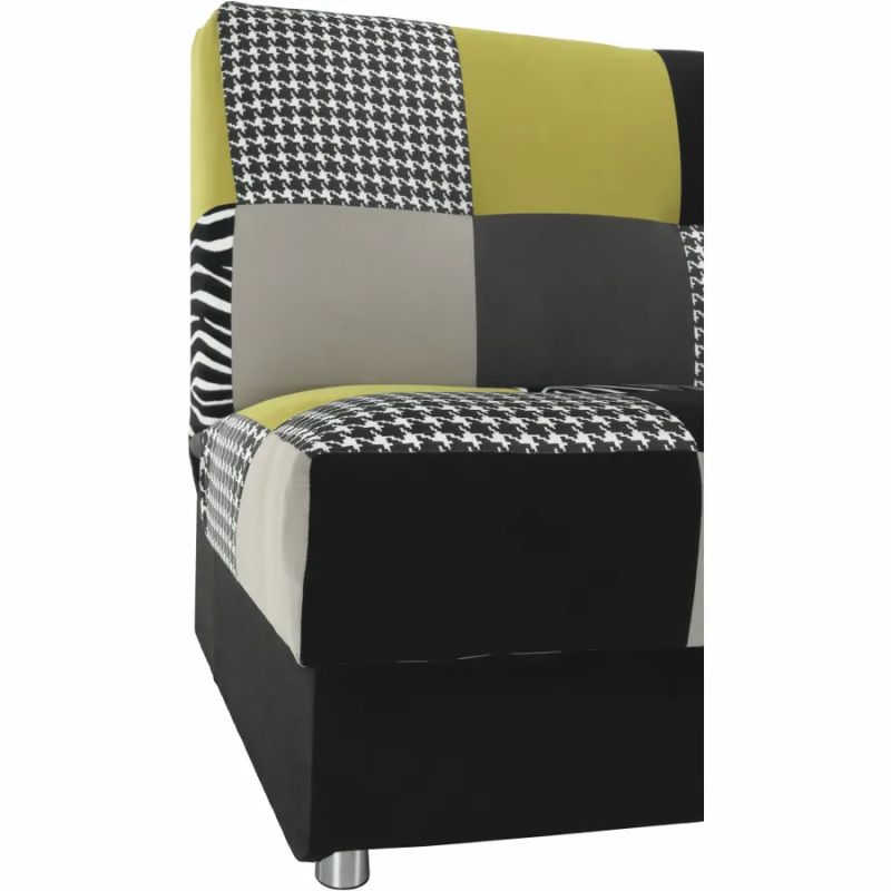 Pohovka, rozkladacia, látka limetková, ALABAMA