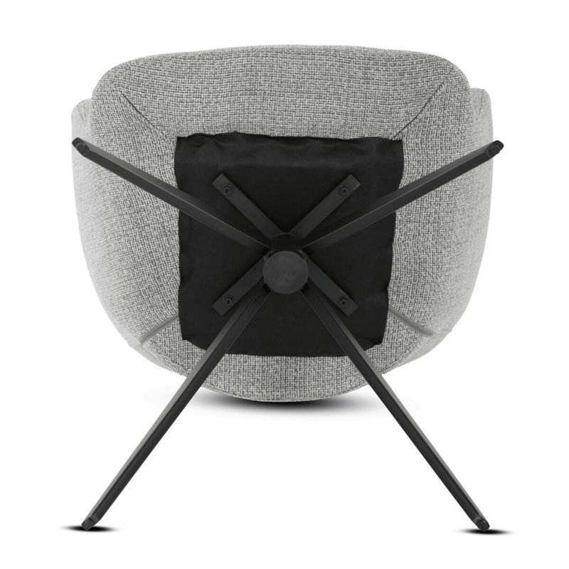 Jedálenský set so 4 stoličkami Polaris, 160x90cm, sivá, masív dub, ASE-1041 GREY2