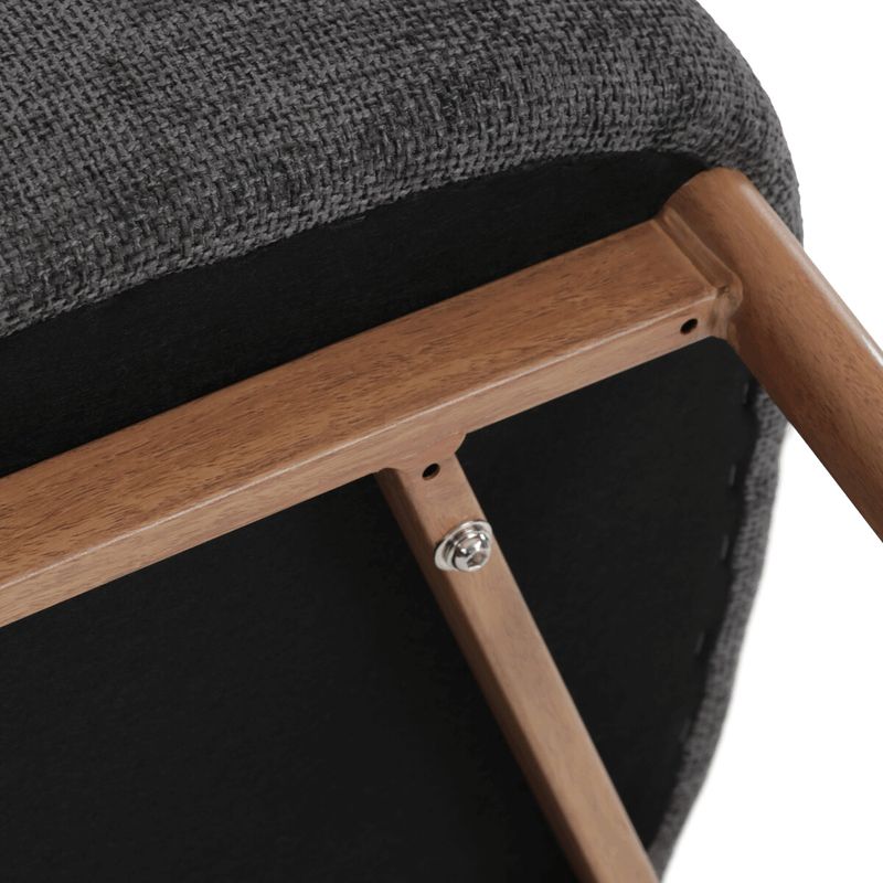Jedálenská stolička, sivá látka, taštičkové pružiny, CT-L5031 GREY2