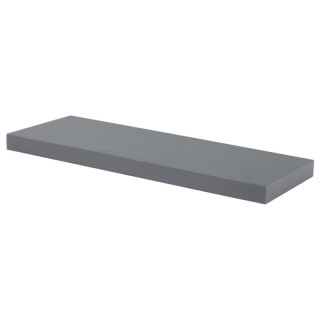 Nástenná polička, 60x24cm, MDF, sivá, P-001 GREY