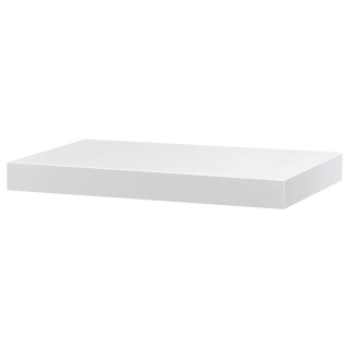 Nástenná polička, 40x24cm, MDF, biela, P-023 WT2