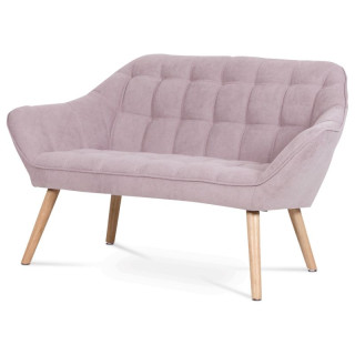 Dvojmiestna pohovka, ružová ,látka, AK-322 PINK2