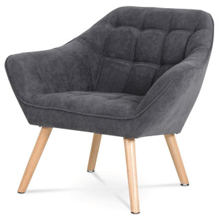 Relaxačné kreslo, sivá látka, AK-321 GREY2
