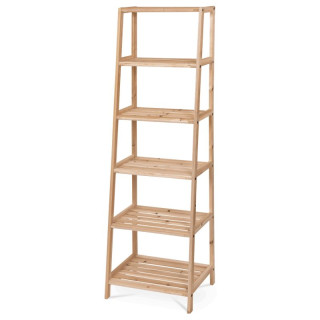 Regál, 42cm, masív, hnedý, DR-N134 NAT