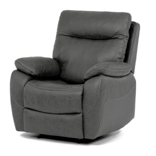Elektrické relaxačné kreslo sivé, TV-4094 GREY3, polohovateľné