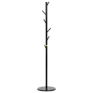 Vešiak, 175cm, masív, čierny, DR-N1006 BK