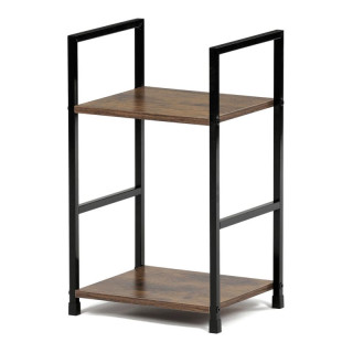 Regál, 29cm, kov, MDF, staré drevo, GD-212 OLW